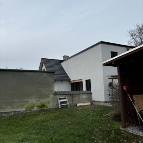 Tilbygning som udvidelse af boligen med moderne udtryk