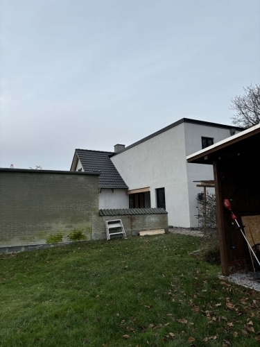 Tilbygning som udvidelse af boligen med moderne udtryk